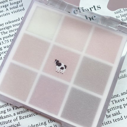 プレイカラーアイズ ≪ミルキーコレクション≫/ETUDE/アイシャドウパレットを使ったクチコミ(4枚目)