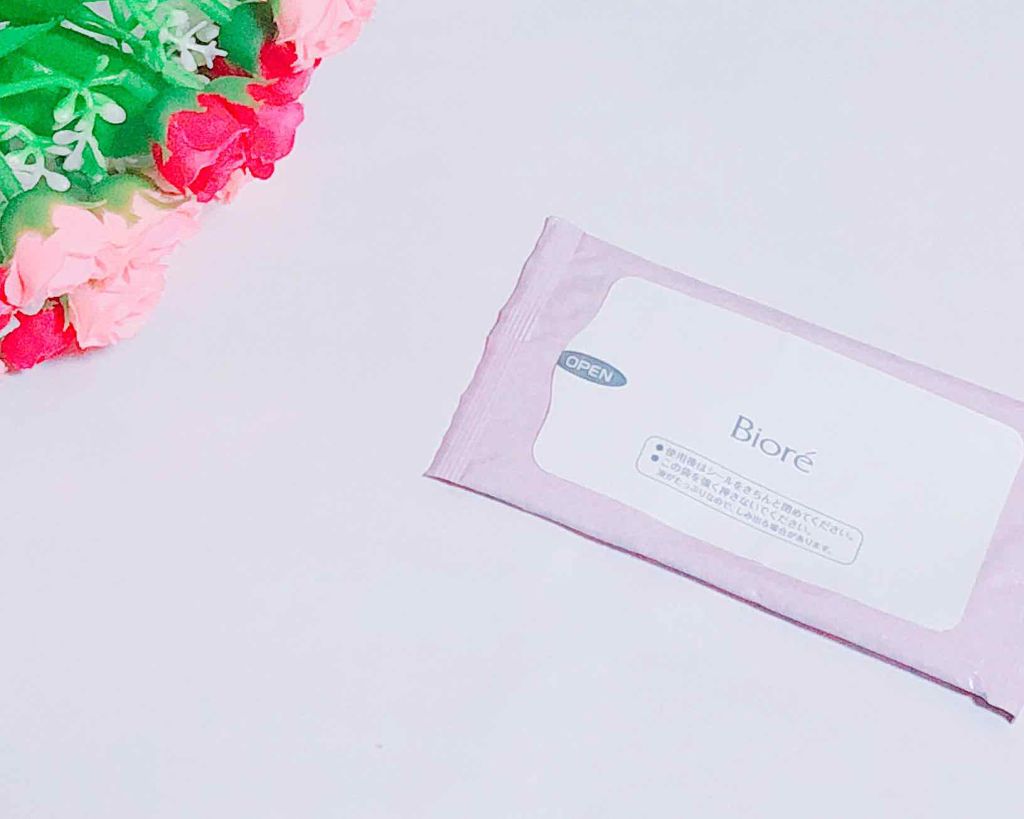 ふくだけコットン うるおいリッチ うるっとモイスト 携帯用 10枚/ビオレ/クレンジングシートを使ったクチコミ（1枚目）