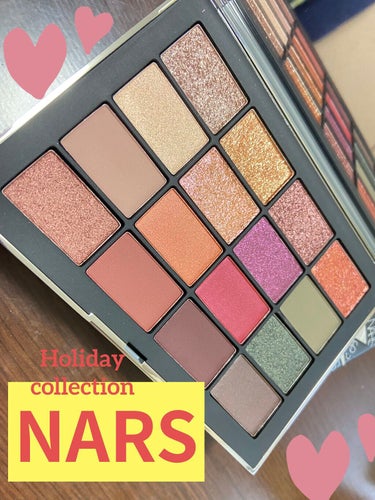 初 NARS Holiday collectionを買いました✌️

今年はいろんなHolidaycollectionやクリスマスコフレを見ながら、色々悩みに悩んで16色入ったアイシャドウNARSに決め