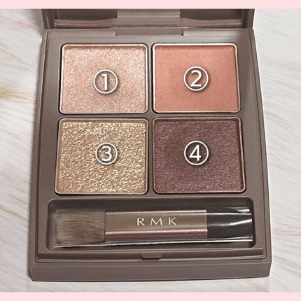 オブスキュア テンプテイション アイシャドウパレット/RMK/アイシャドウパレットを使ったクチコミ(3枚目)
