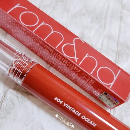 グラスティングウォーターティント/rom&nd/リップティントを使ったクチコミ(1枚目)