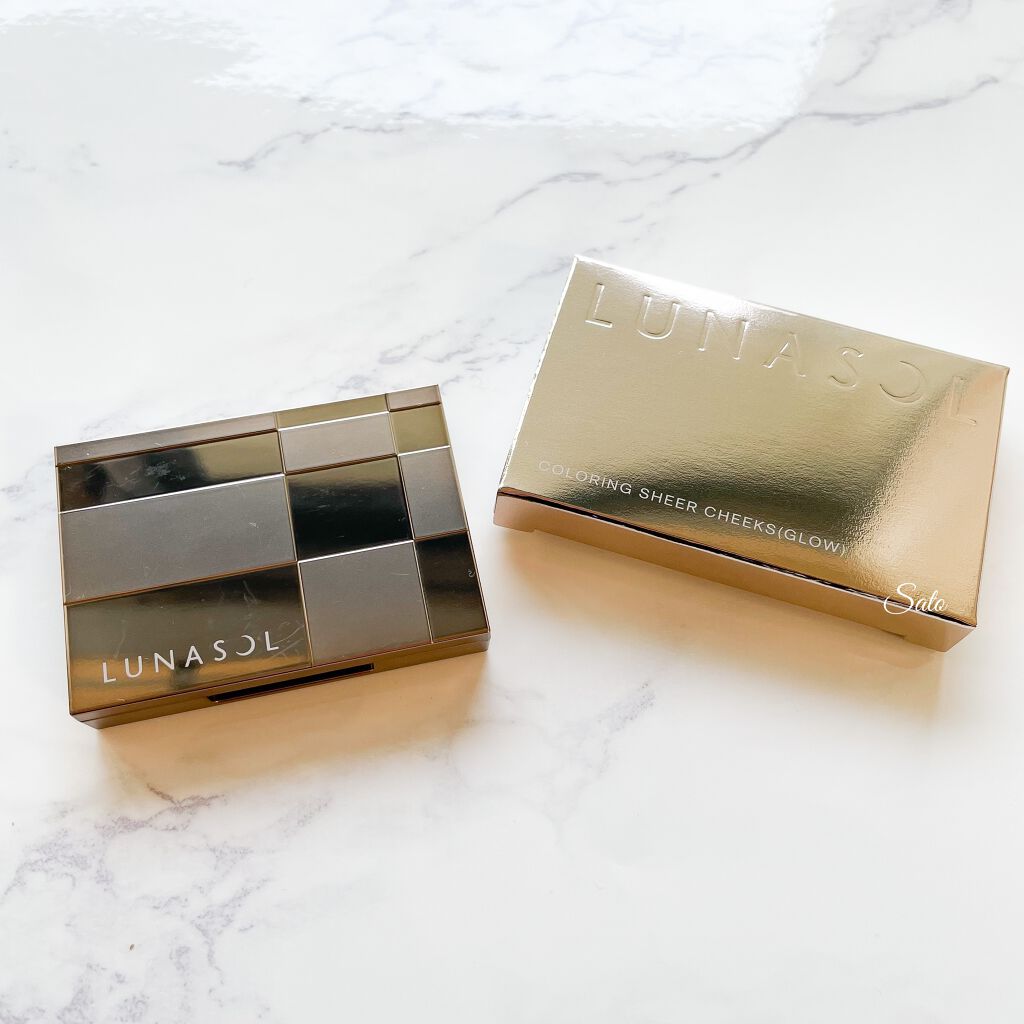 ルナソル カラーリングシアーチークス(グロウ)/LUNASOL/パウダーチークを使ったクチコミ(6枚目)
