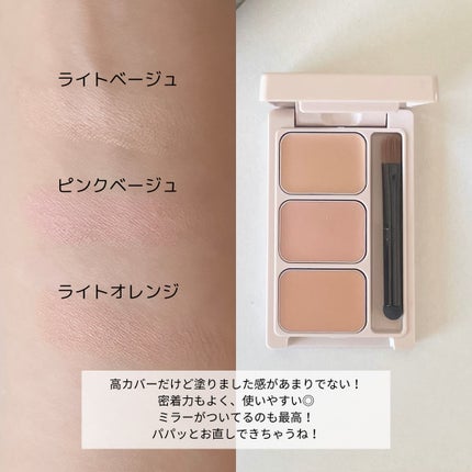 カバーパーフェクトコンシーラー/upink/パレットコンシーラーを使ったクチコミ(2枚目)