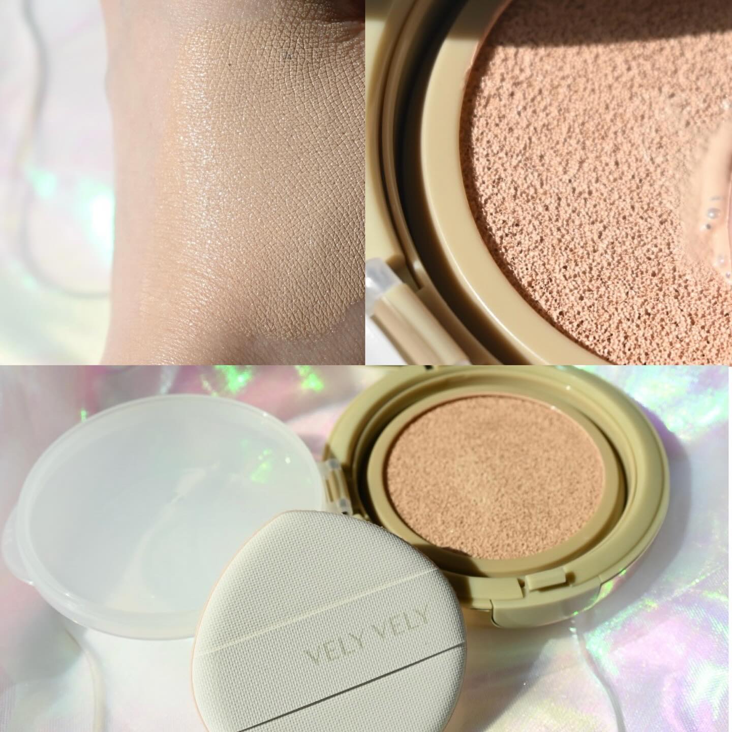 はちみつツヤ肌クッションファンデ/VELY VELY/クッションファンデーションを使ったクチコミ（3枚目）