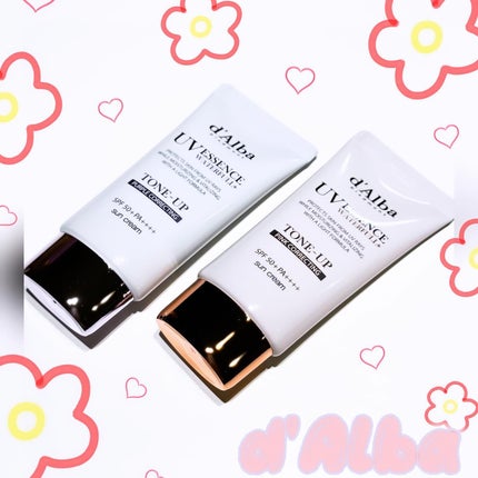 ウォータフルトーンアップサンクリーム/ダルバ/日焼け止めクリームを使ったクチコミ(1枚目)