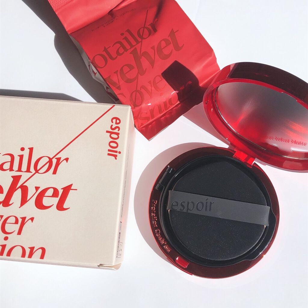 プロテーラービーベルベットカバークッション/espoir/クッションファンデーションを使ったクチコミ（3枚目）