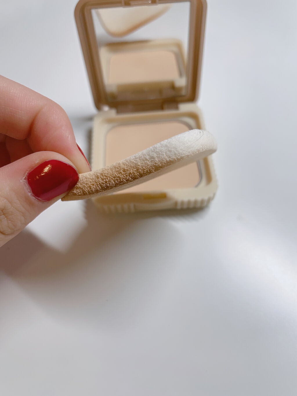 マシュマロフィニッシュファンデーション/キャンメイク/パウダーファンデーションを使ったクチコミ(7枚目)