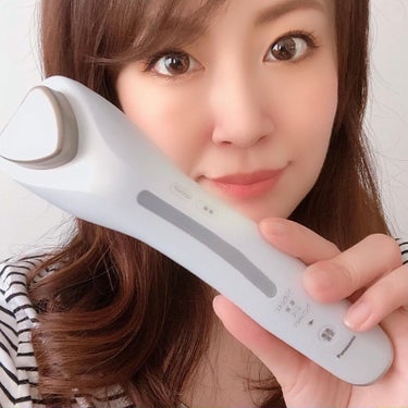 Panasonic 導入美容器 イオンエフェクター (高浸透タイプ) EH-ST86のクチコミ「少し前から美顔器を使い始めたんだ〜😊🎵

Panasonic

イオンエフェクター
EH-ST.....」（1枚目）