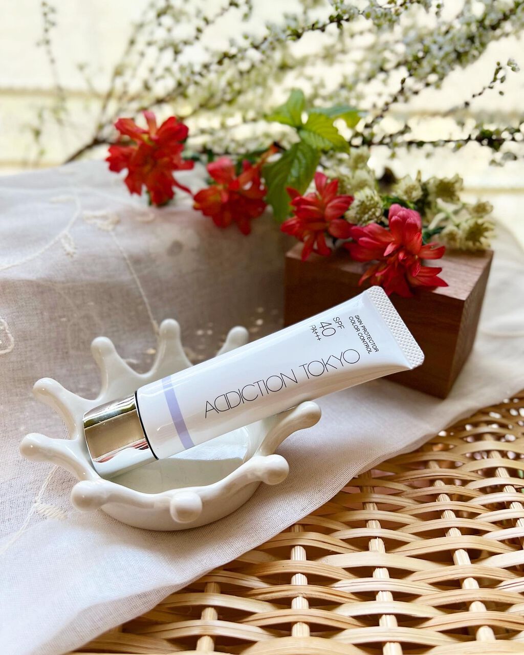 アディクション スキンプロテクター カラーコントロール SPF 40 PA+++ 001 Fair Lavender/ADDICTION/化粧下地を使ったクチコミ（1枚目）