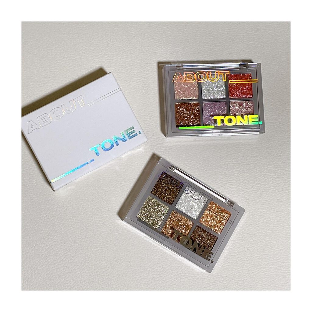 オーマイグリッターポップ/ABOUT TONE/アイシャドウパレットを使ったクチコミ（1枚目）