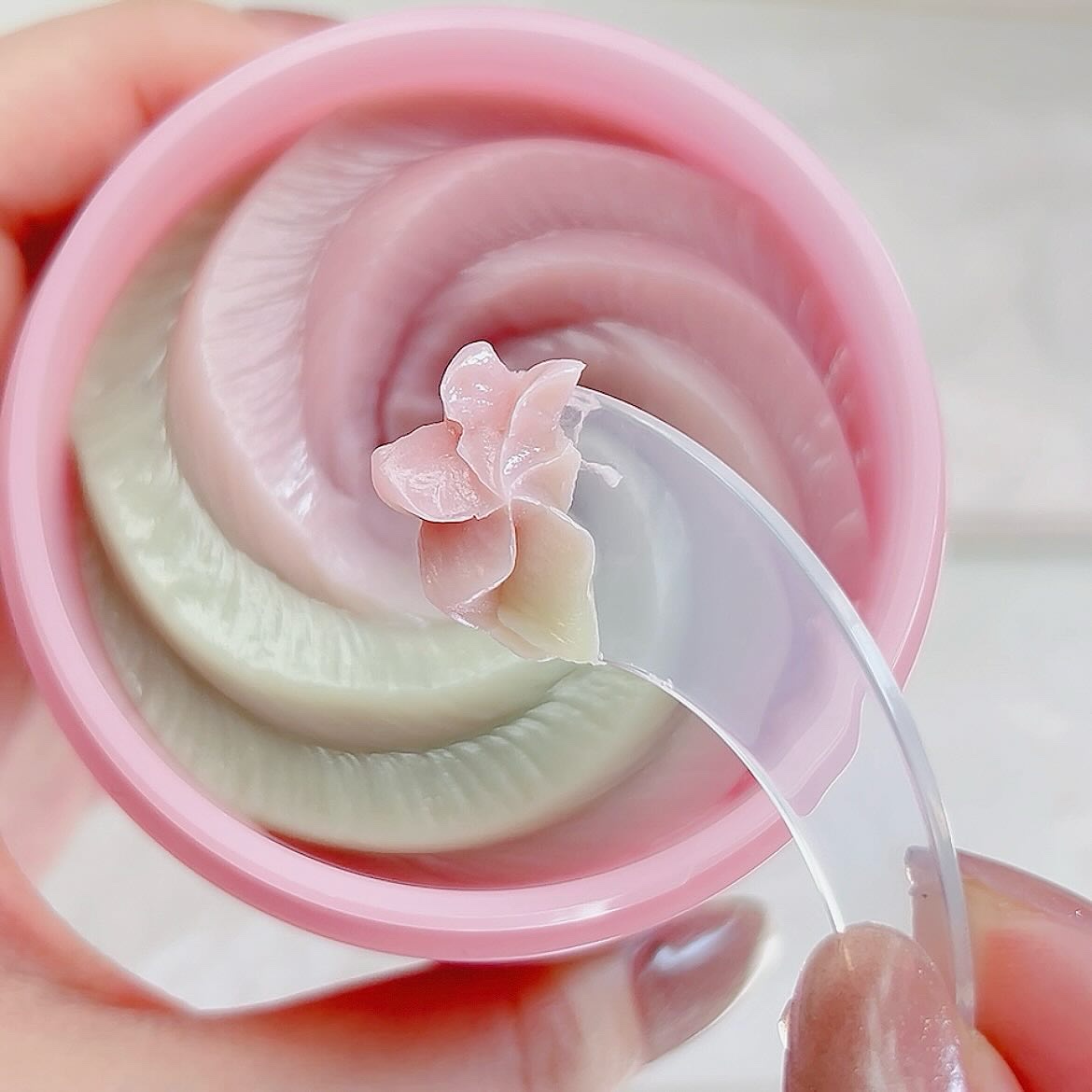 ピンクアロエメレンゲクレンザー/APRILSKIN/その他洗顔料を使ったクチコミ（3枚目）