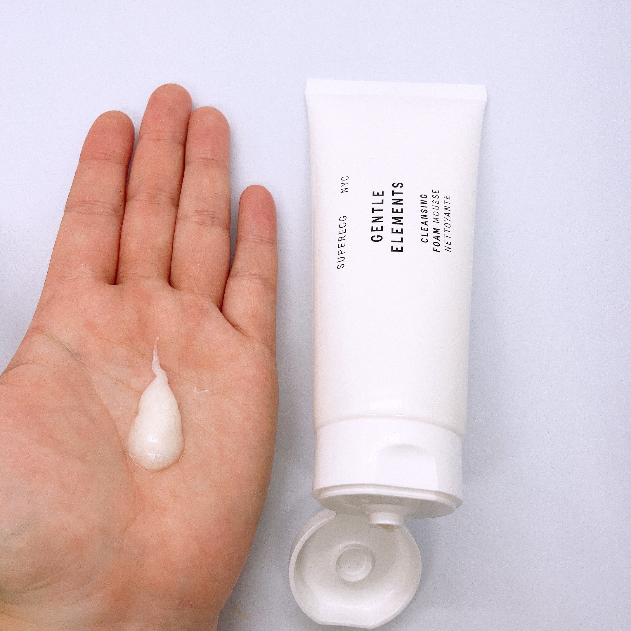 SUPEREGG  ジェントル エレメンツ クレンジングフォームのクチコミ「SUPEREGGのジェントル エレメンツ クレンジングフォームを使用しました😊

SUPERE.....」（3枚目）