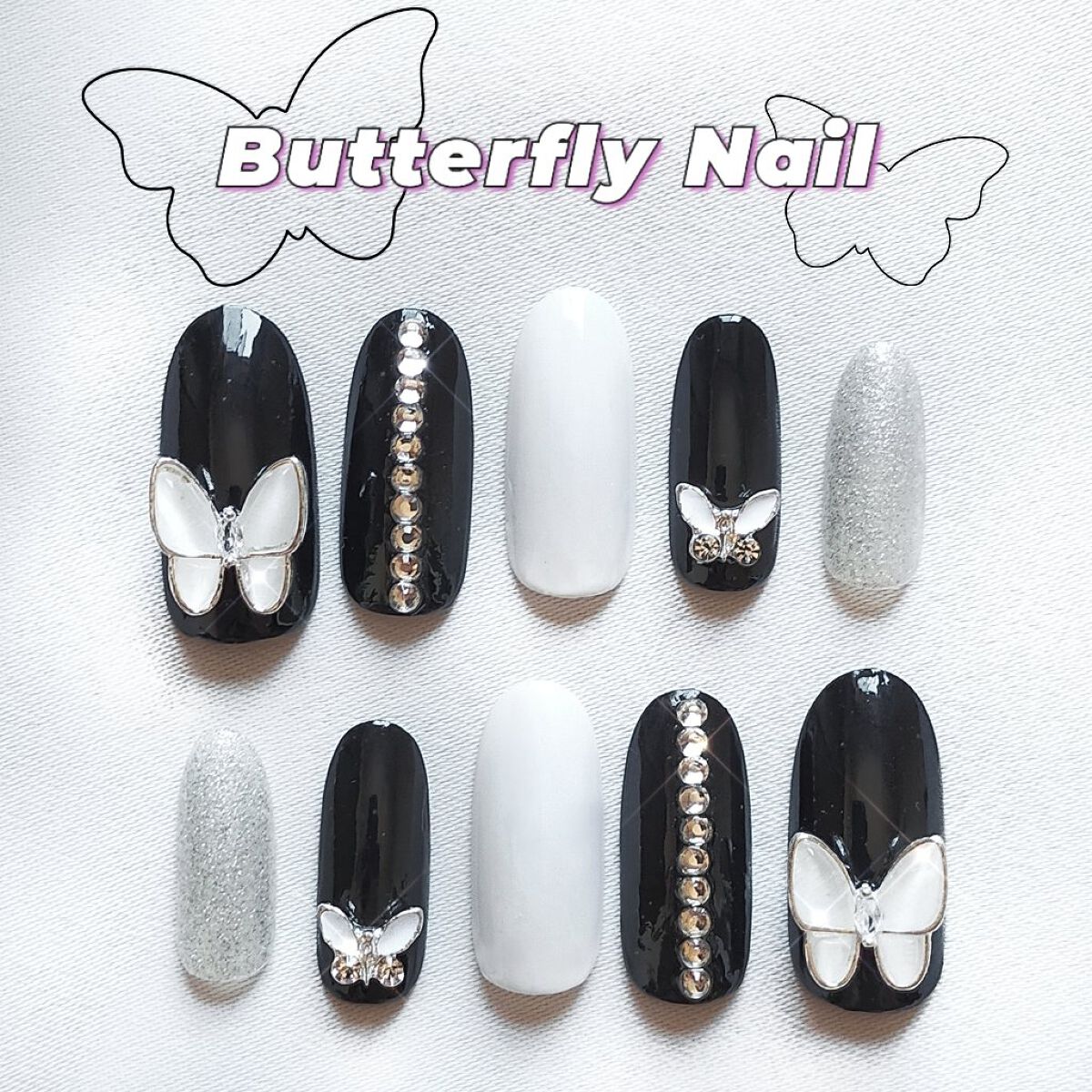 ACネイルエナメル 018 プラチナシルバー/セリア/マニキュアを使ったクチコミ（1枚目）