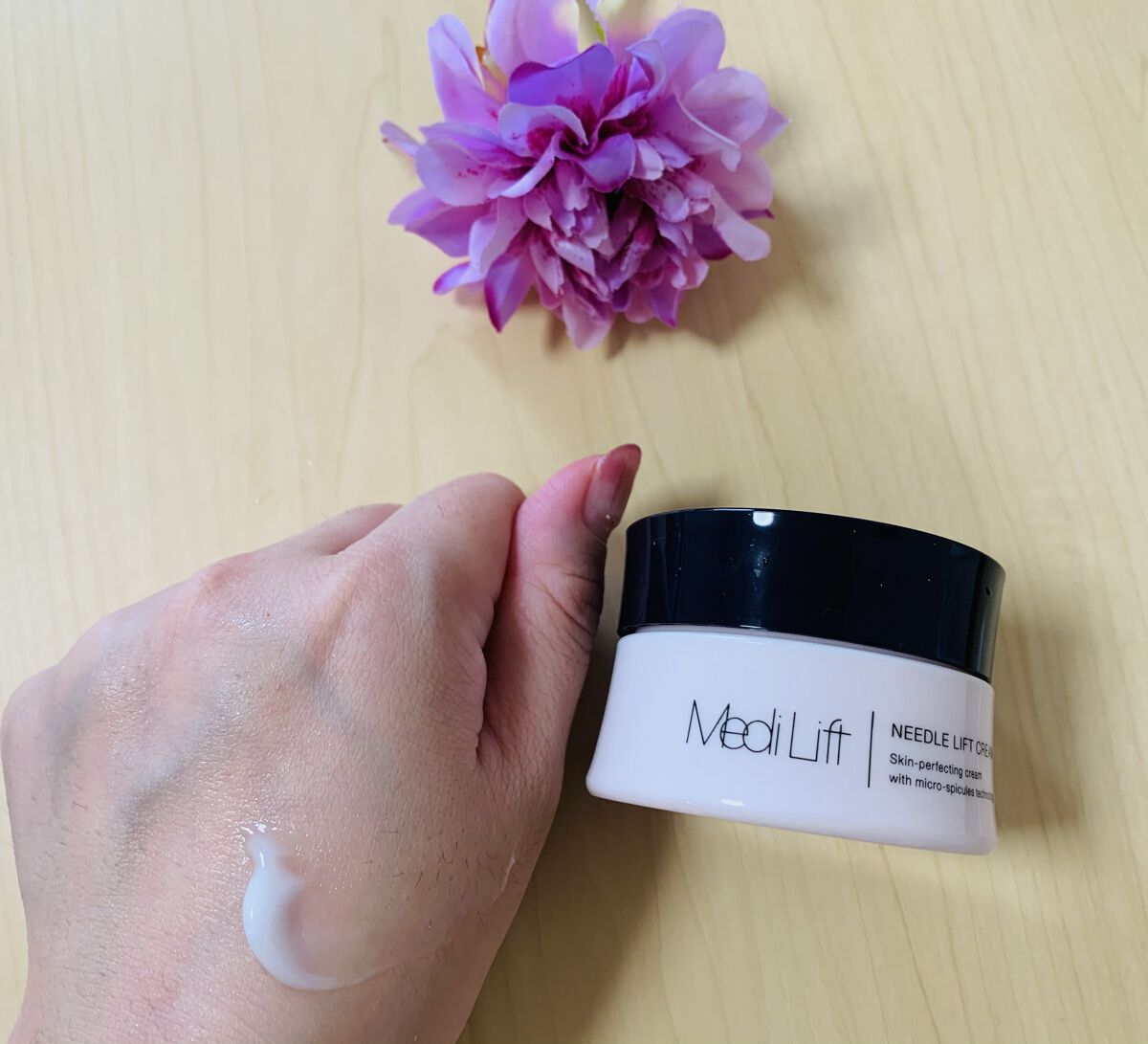 メディリフト ニードルリフトクリーム/YA-MAN TOKYO JAPAN/フェイスクリームを使ったクチコミ（2枚目）
