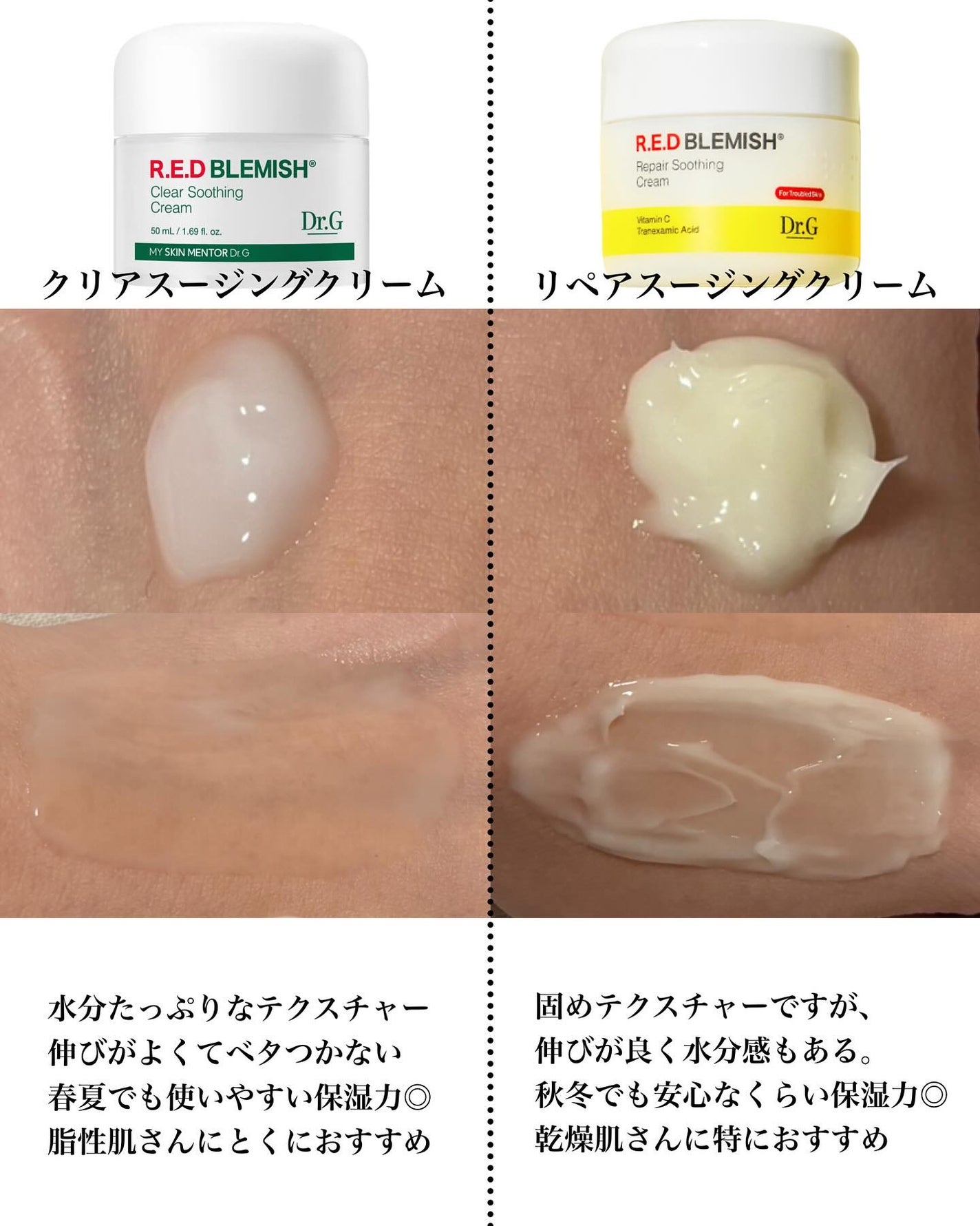 レッドブレミッシュ リペアスージングクリーム/Dr.G/フェイスクリームを使ったクチコミ(4枚目)