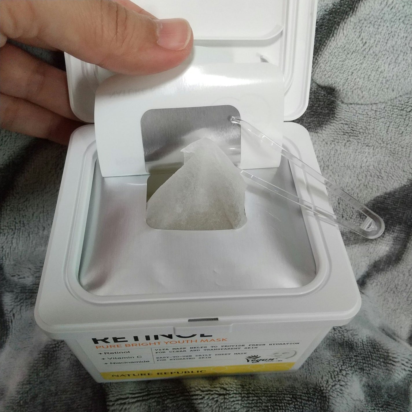 キューブマスク レチノール/ネイチャーリパブリック/シートマスク・パックを使ったクチコミ(8枚目)