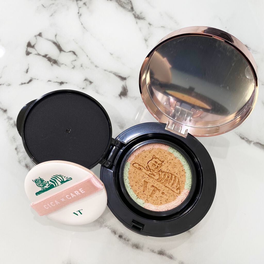 CICAレッドネスモイスチャーカバークッション/VT/クッションファンデーションを使ったクチコミ（1枚目）