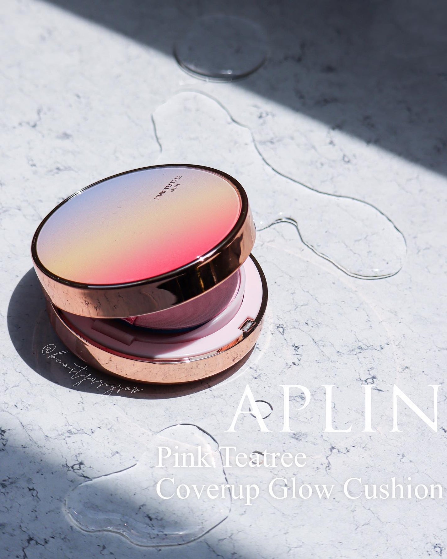 ピンクティーツリーカバーアップグロウクッション/APLIN/クッションファンデーションを使ったクチコミ(1枚目)