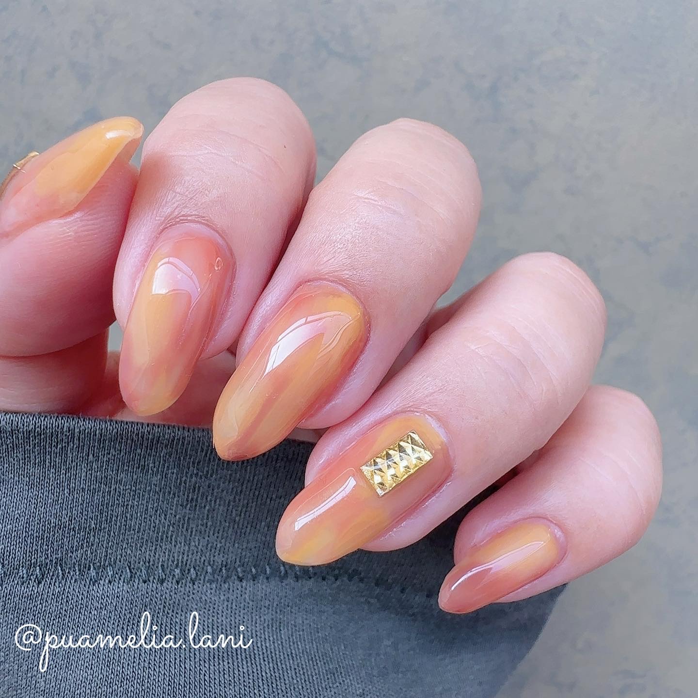 チャームスティックジェル #45 アンティークローズ/OMD/オールインワンネイルを使ったクチコミ（2枚目）