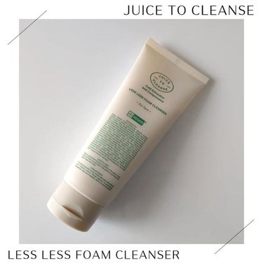 レスレスフォームクレンザー/JUICE TO CLEANSE/洗顔フォームを使ったクチコミ（1枚目）