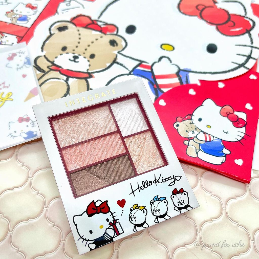 トリプルレシピアイズ/インテグレート/アイシャドウパレットを使ったクチコミ(1枚目)