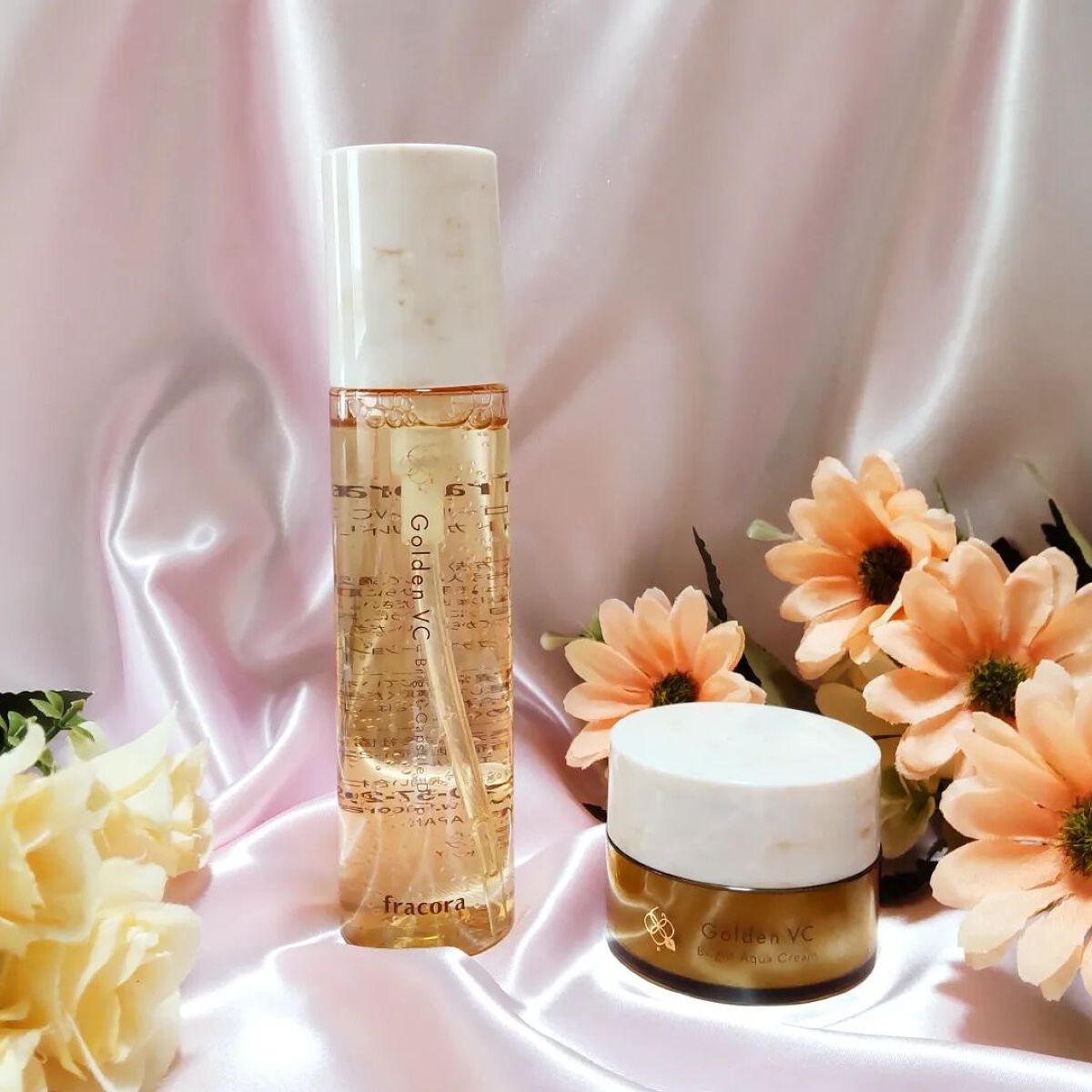 ゴールデンVC ブライト アクアクリーム/fracora/フェイスクリームを使ったクチコミ(4枚目)