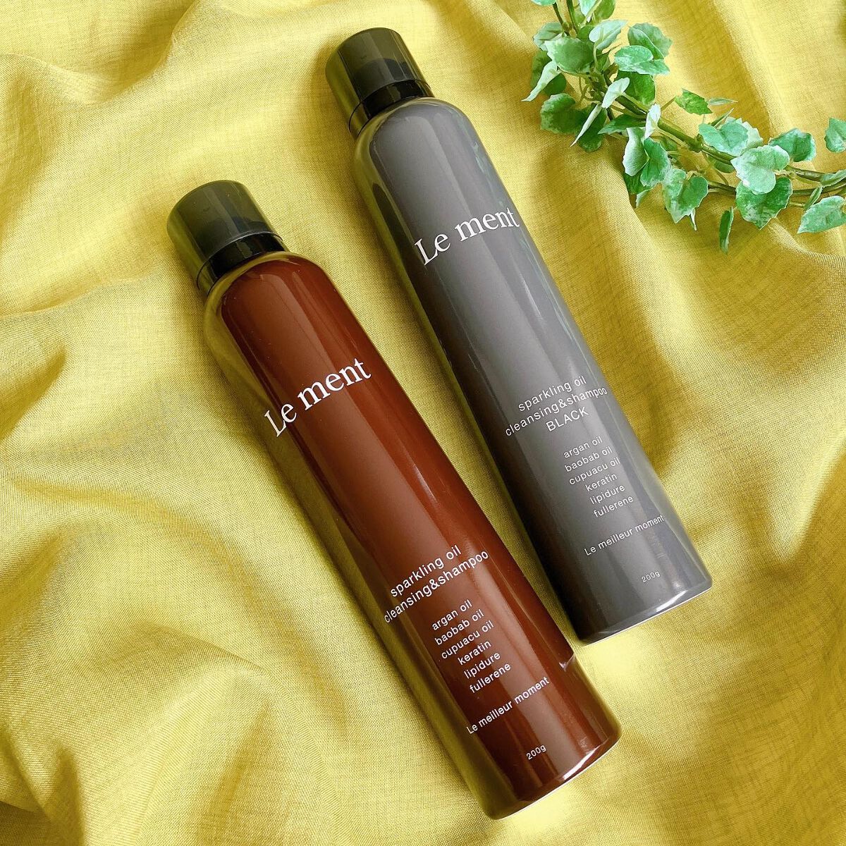 スパークリングオイル クレンジング＆シャンプー ブラック /Le ment/市販シャンプーを使ったクチコミ（1枚目）