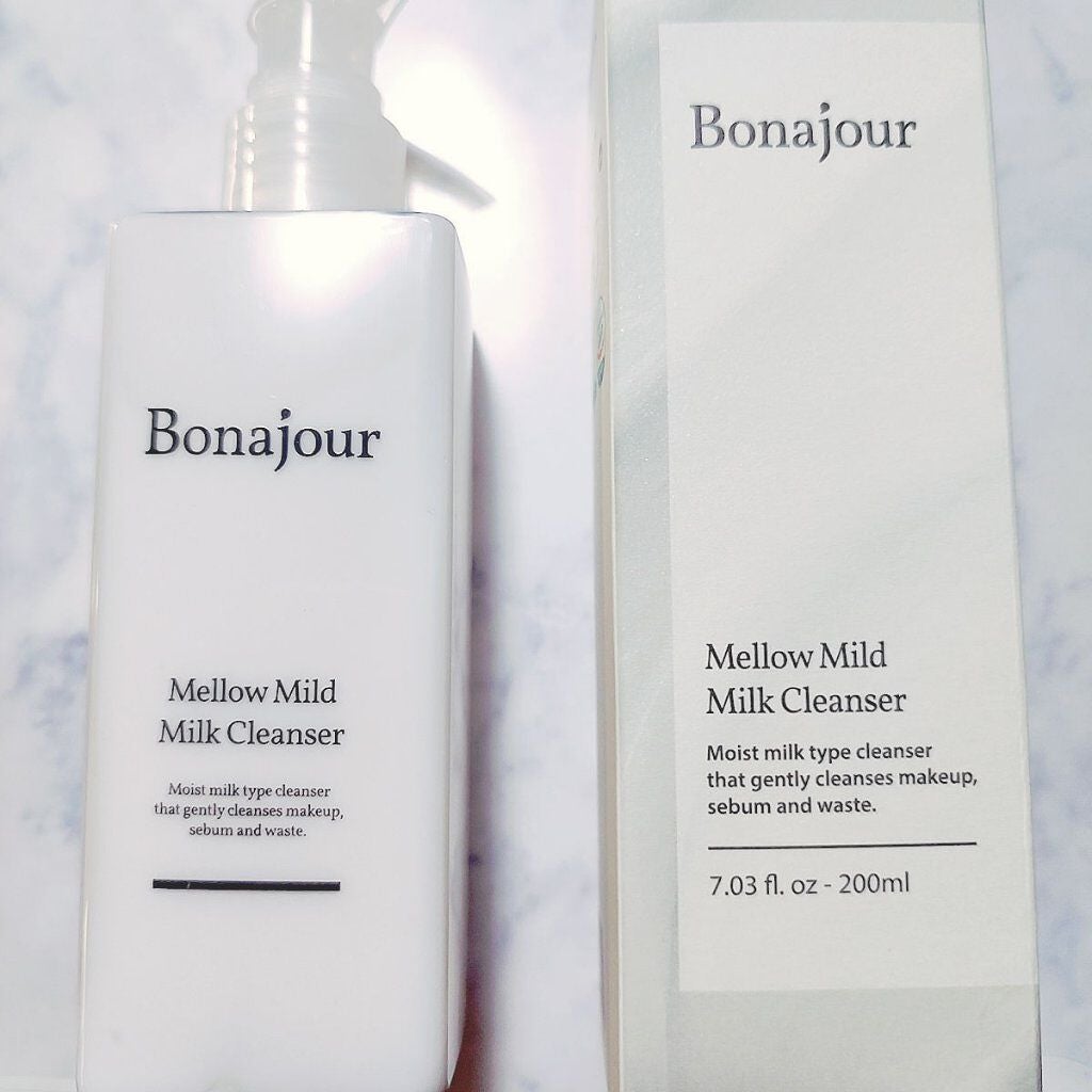 メロウマイルドミルククレンザー/Bonajour/ミルククレンジングを使ったクチコミ(3枚目)
