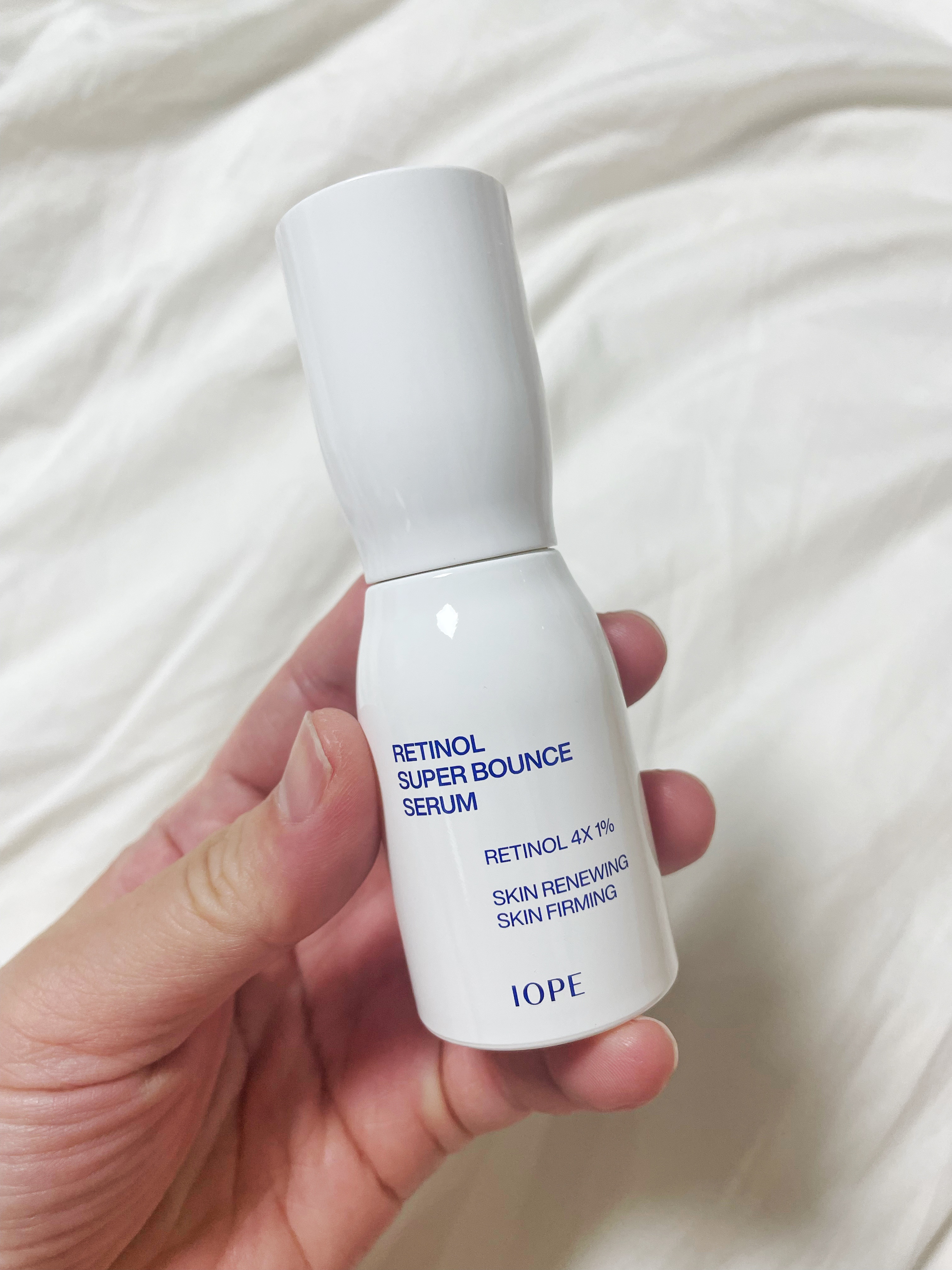 まだグルタビタミンCアンプルもあるのに
IOPE新作レチノールが気になってて買っちゃいました。

使い始めたばかりなので効果は分かりませんが、皮剥けなく使えています。
グルタビタミンアンプルは塗り始めたらすこしピリッとする感じでしたが
まだ