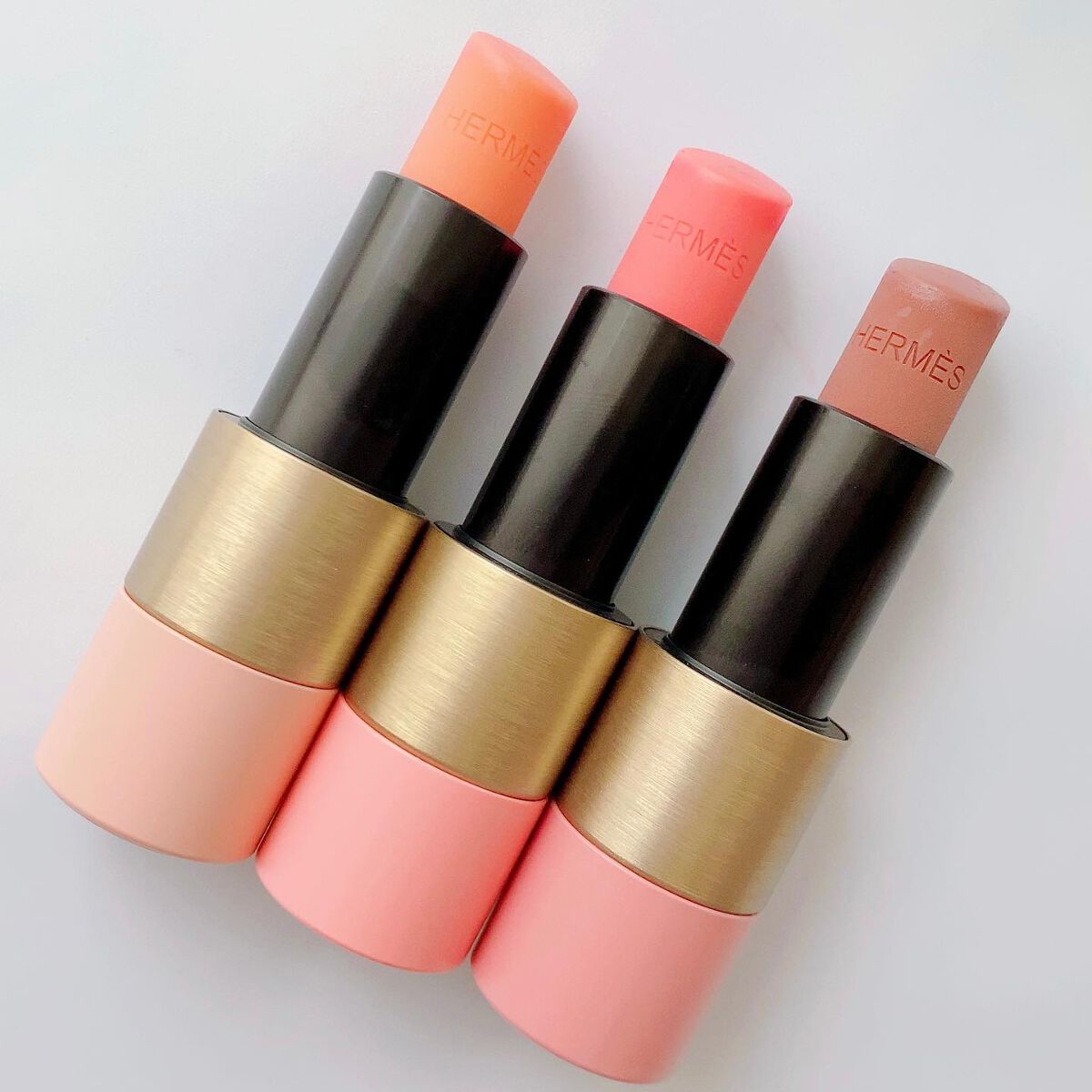 ローズ・エルメス ローズ ア レーヴル/エルメス/口紅を使ったクチコミ(2枚目)