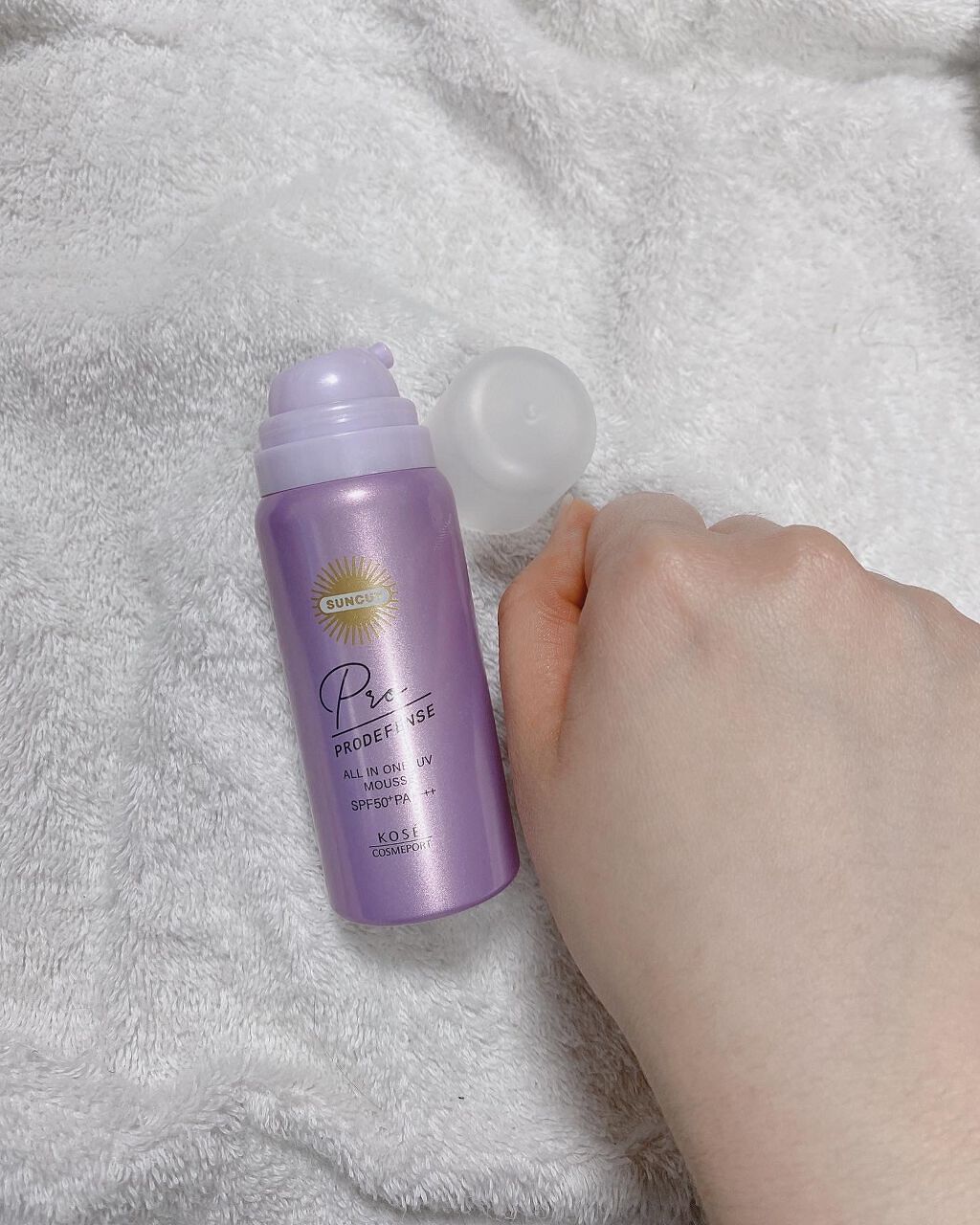 プロディフェンス オールインワンUV ムース/サンカット®/日焼け止めクリームを使ったクチコミ（2枚目）