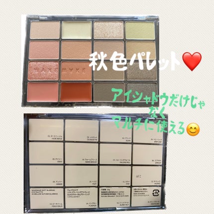 ソフトブラーリングアイパレット/wakemake/アイシャドウパレットを使ったクチコミ(1枚目)