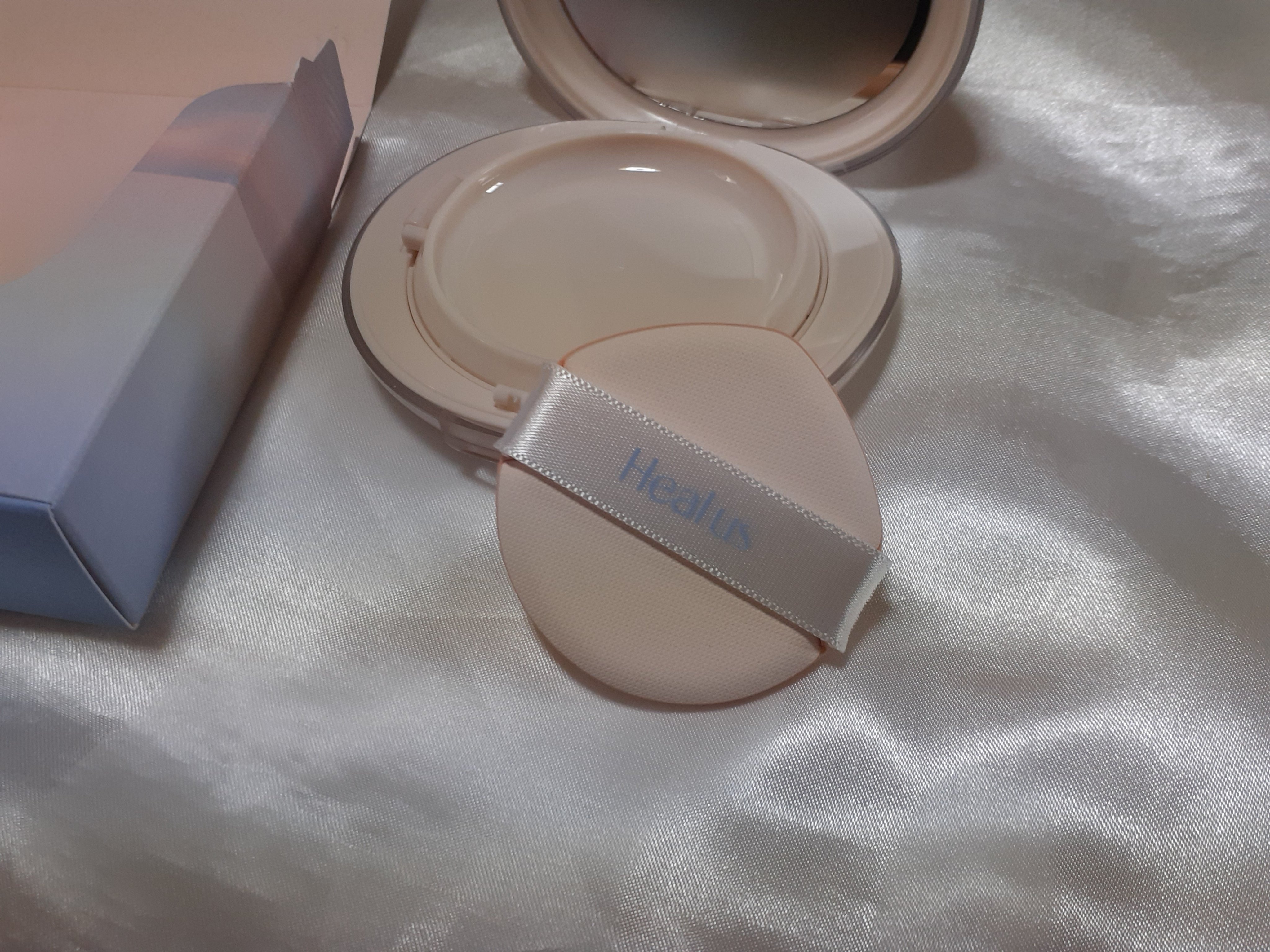 ブリージンググロークッション 23号/Healus/クッションファンデーションを使ったクチコミ（3枚目）