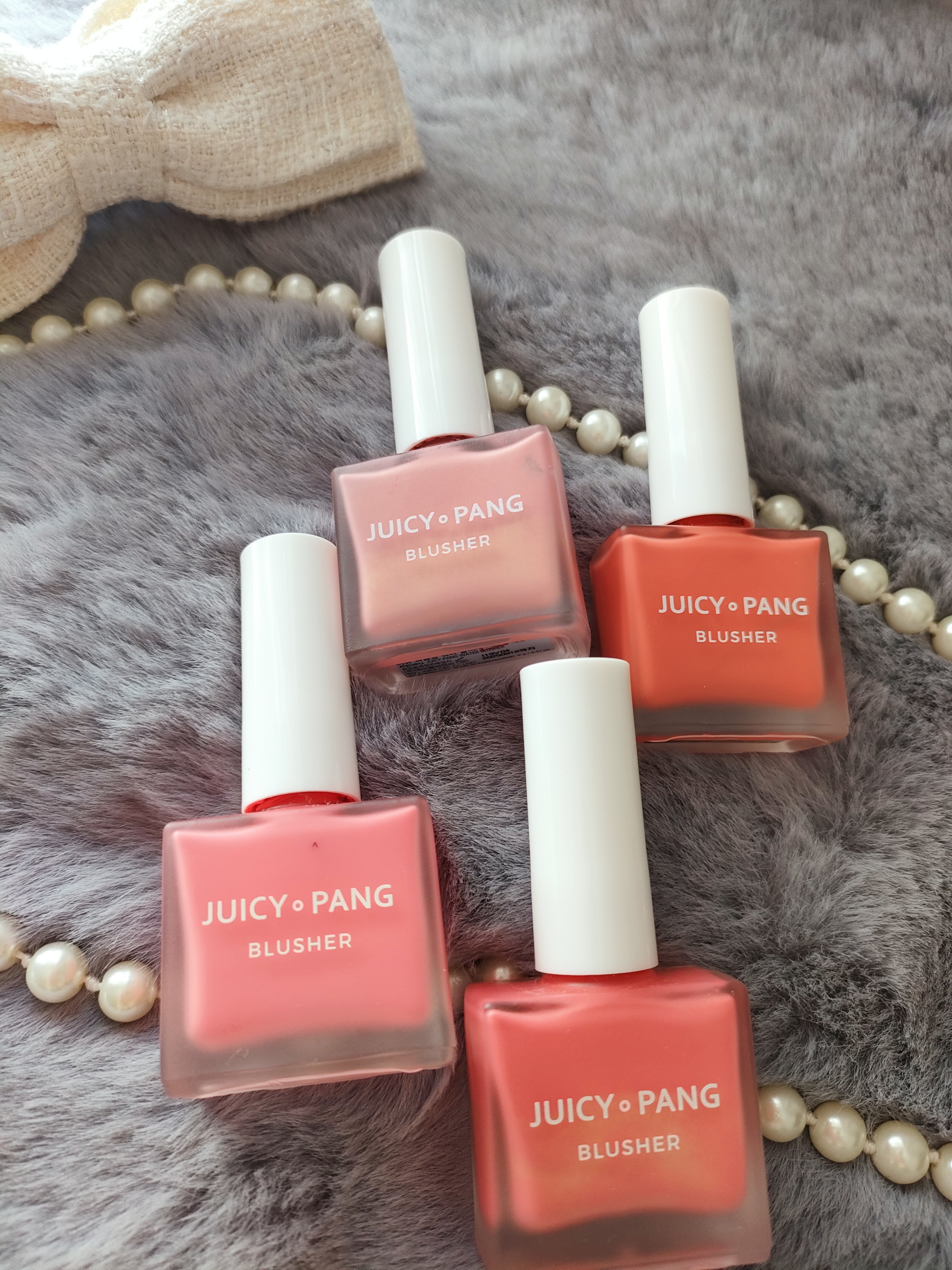 ジューシー パン ウォーター ブラッシャー PK04 GRAPEFRUIT/A’pieu/リキッドチークを使ったクチコミ（1枚目）