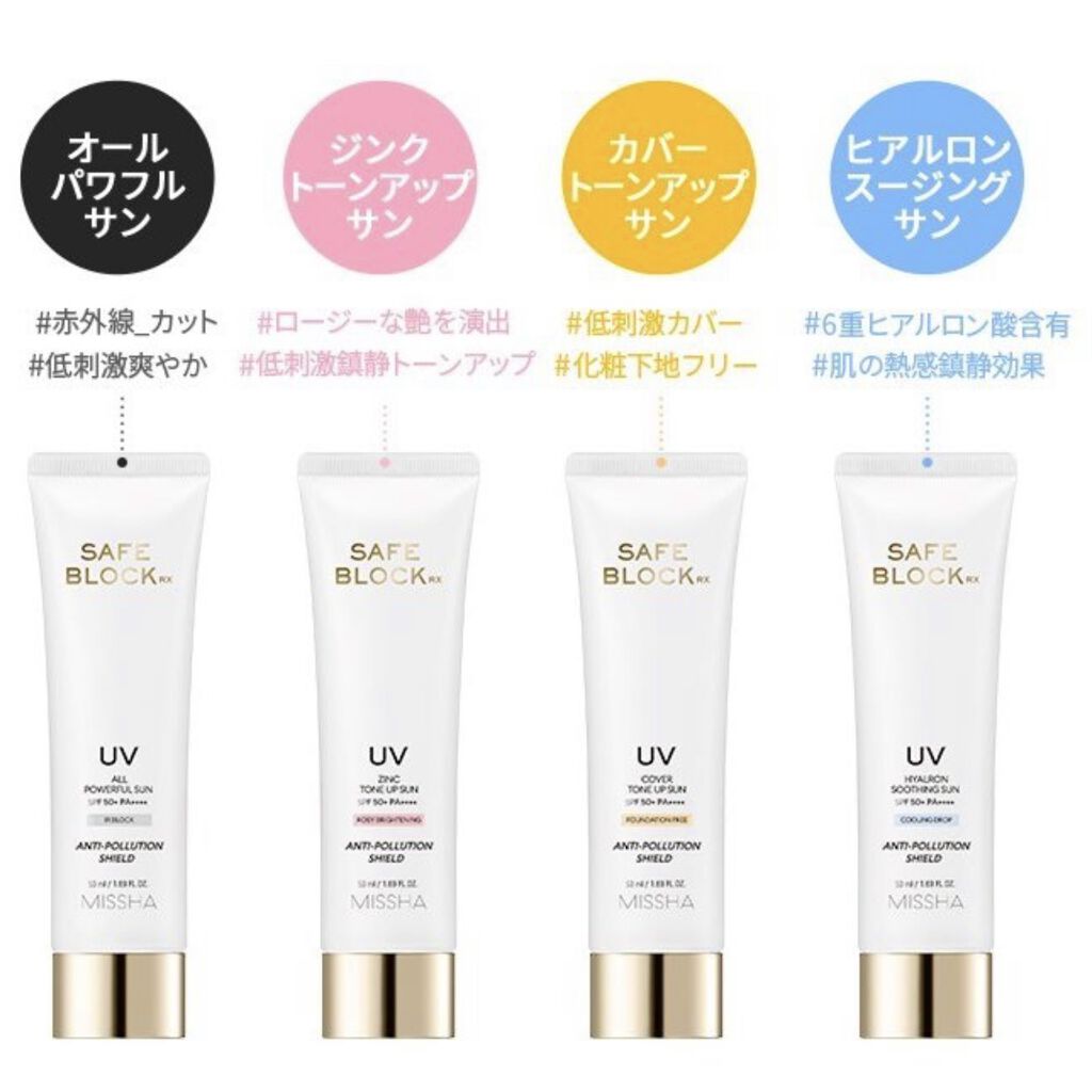  SAFE BLOCK RX カバー トーンアップ サン/MISSHA/化粧下地を使ったクチコミ（2枚目）