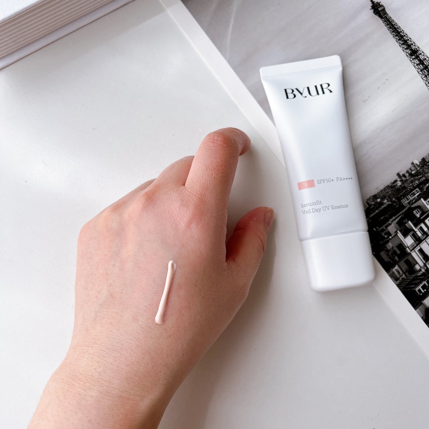 セラムフィット ヴェール デイ UV エッセンス/ByUR/日焼け止めローションを使ったクチコミ(3枚目)