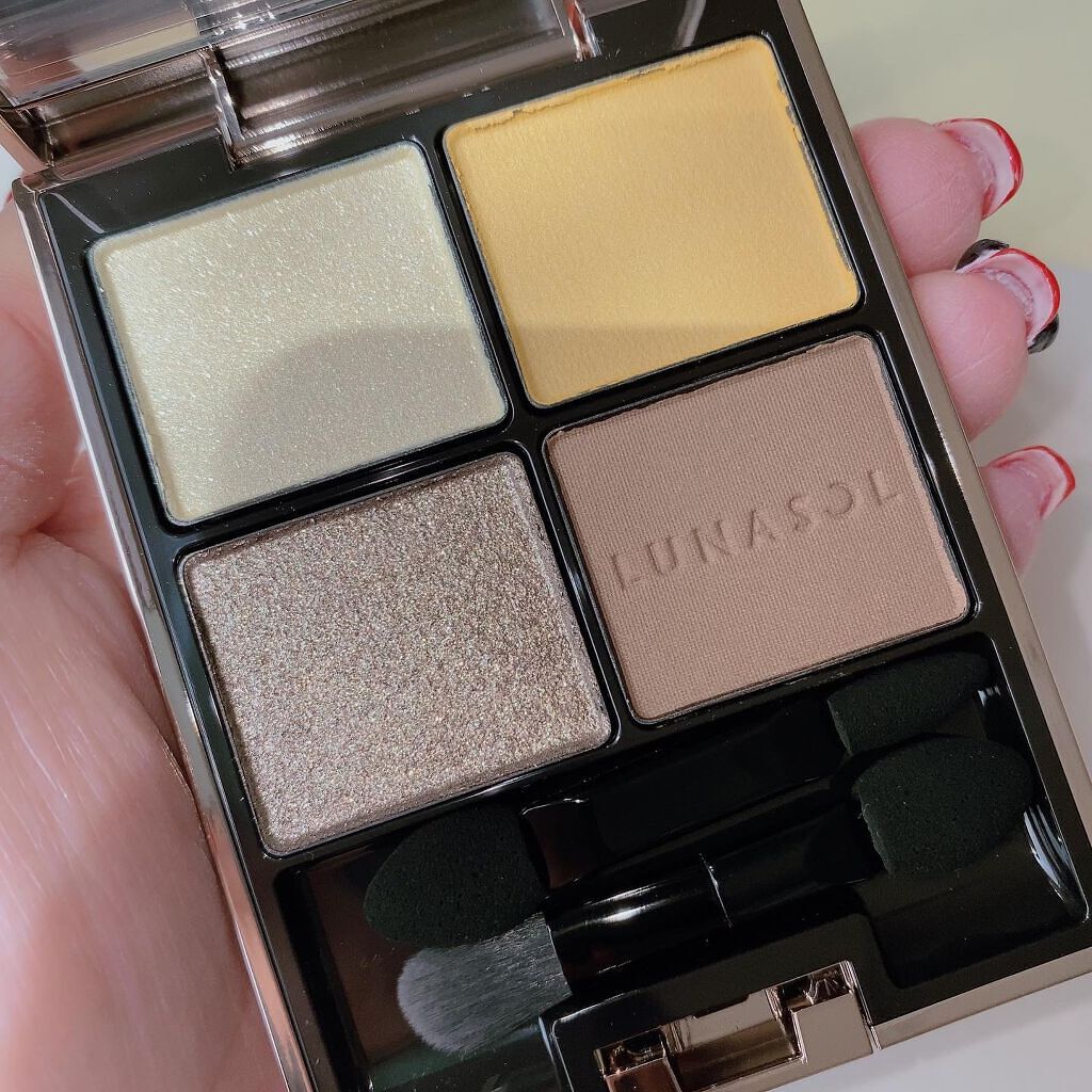 アイカラーレーション EX24 Mellow Quince（限定発売）/LUNASOL/アイシャドウパレットを使ったクチコミ（3枚目）