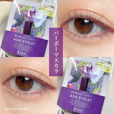 コスメ購入品_φ(･_･

☑️kissラスティング カールマスカラ
52 ASH VIOLET アッシュヴァイオレット

ヴァイオレットのアイブロウと同時購入💜

ニュアンスなので
光よって色味が分か