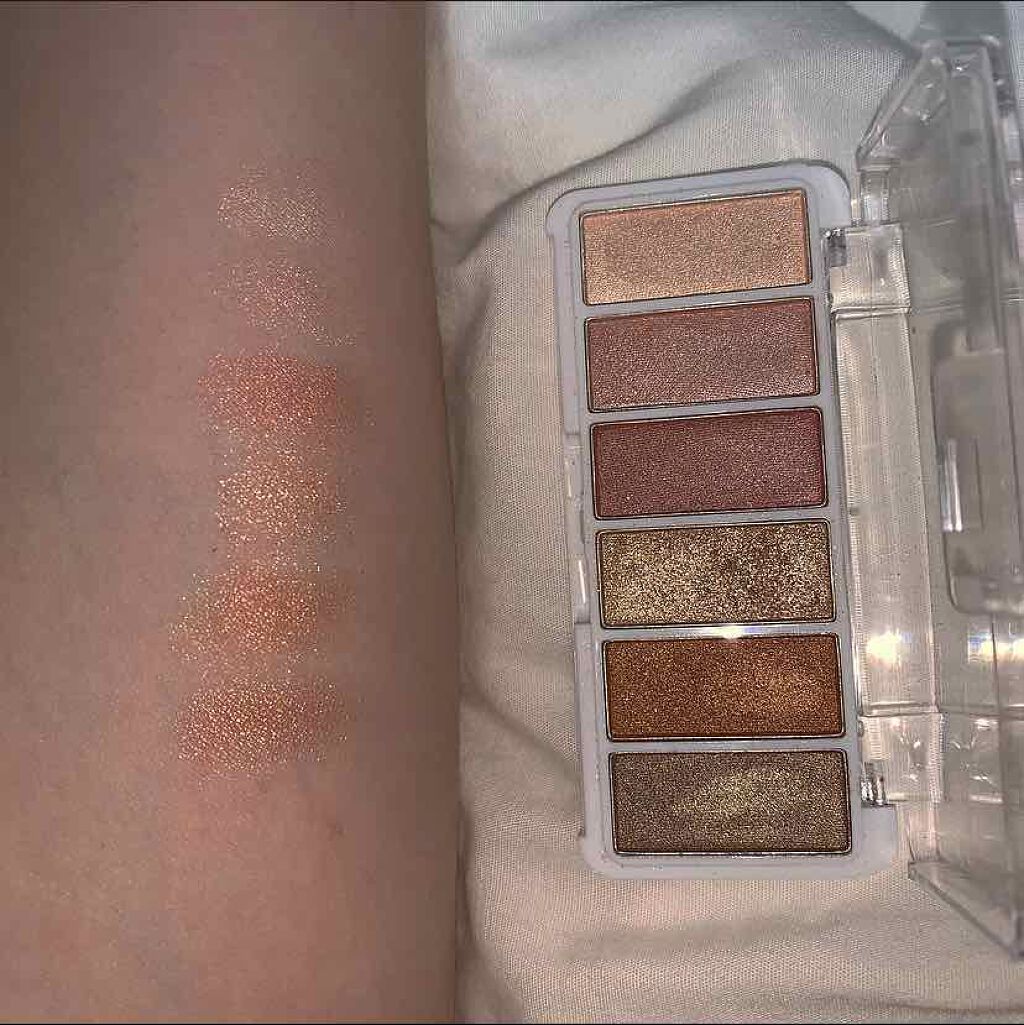 AC カラーアイパレット 02 ピンクブラウン/AC MAKEUP/アイシャドウパレットを使ったクチコミ（3枚目）