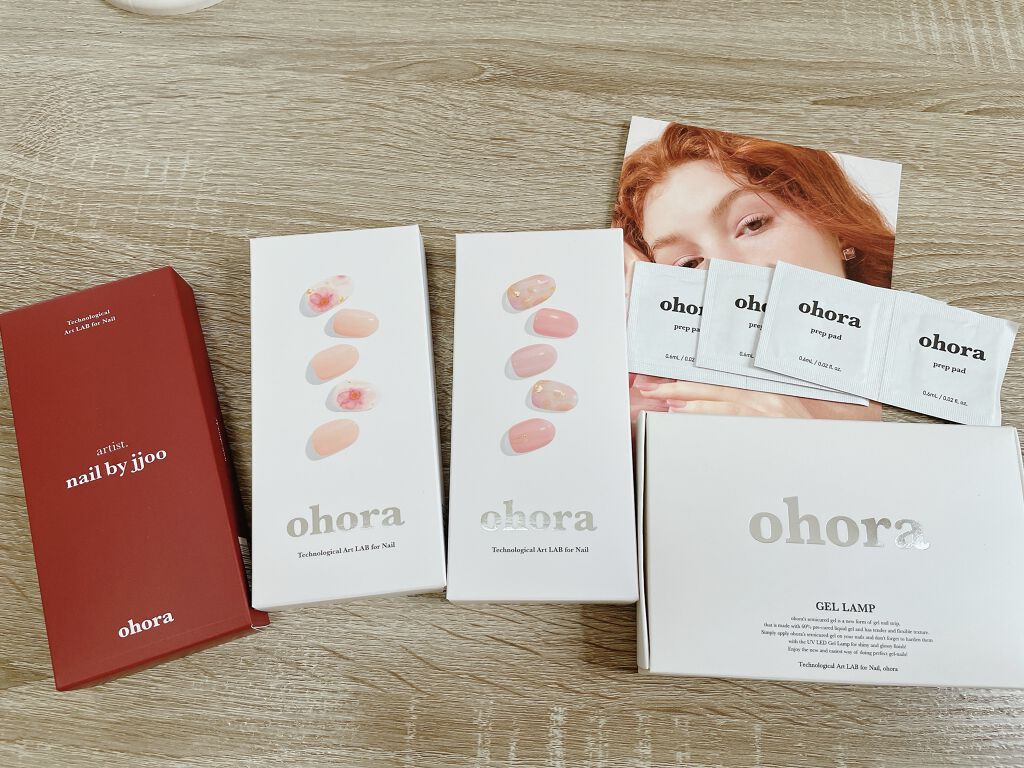 セミキュアジェルネイル（ハンド）/ohora/ネイルシールを使ったクチコミ（1枚目）