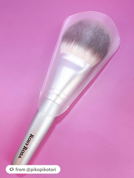パウダーファンブラシ/ロージーローザ/メイクブラシを使ったクチコミ(5枚目)