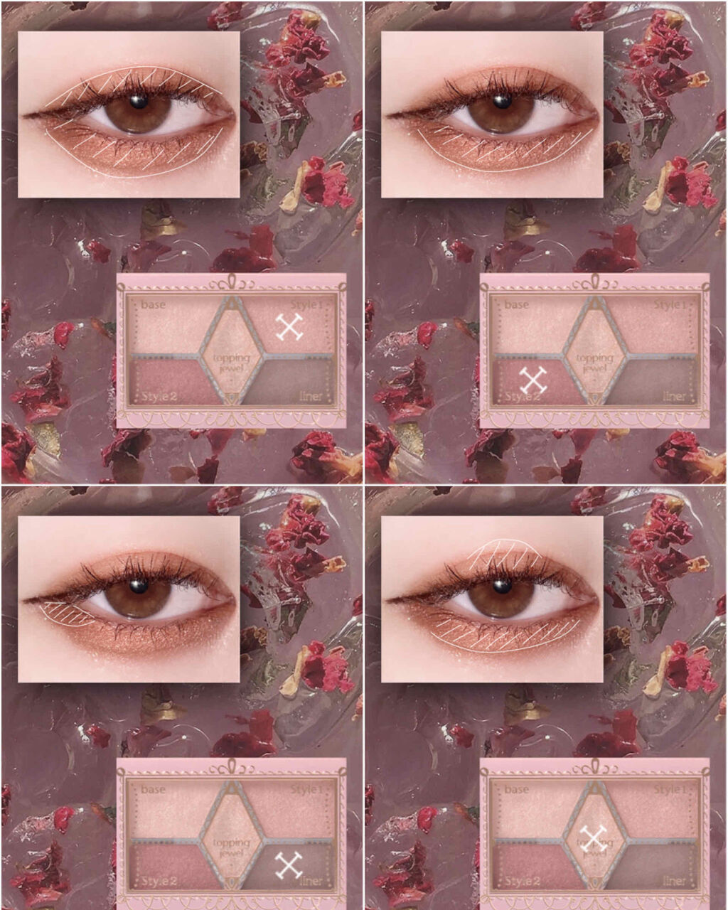 【旧品】パーフェクトスタイリストアイズ/キャンメイク/アイシャドウパレットを使ったクチコミ（2枚目）