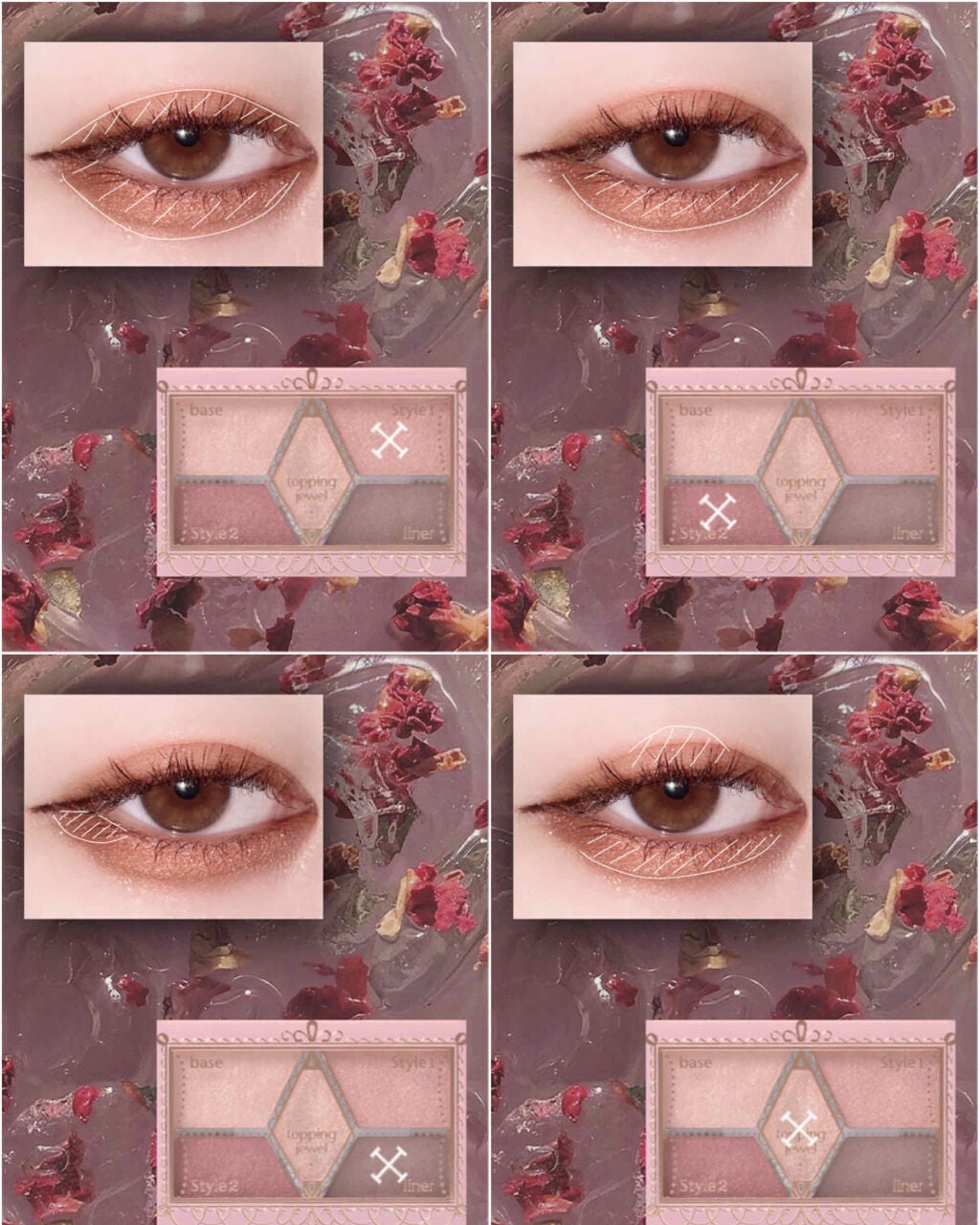 【旧品】パーフェクトスタイリストアイズ/キャンメイク/アイシャドウパレットを使ったクチコミ(2枚目)