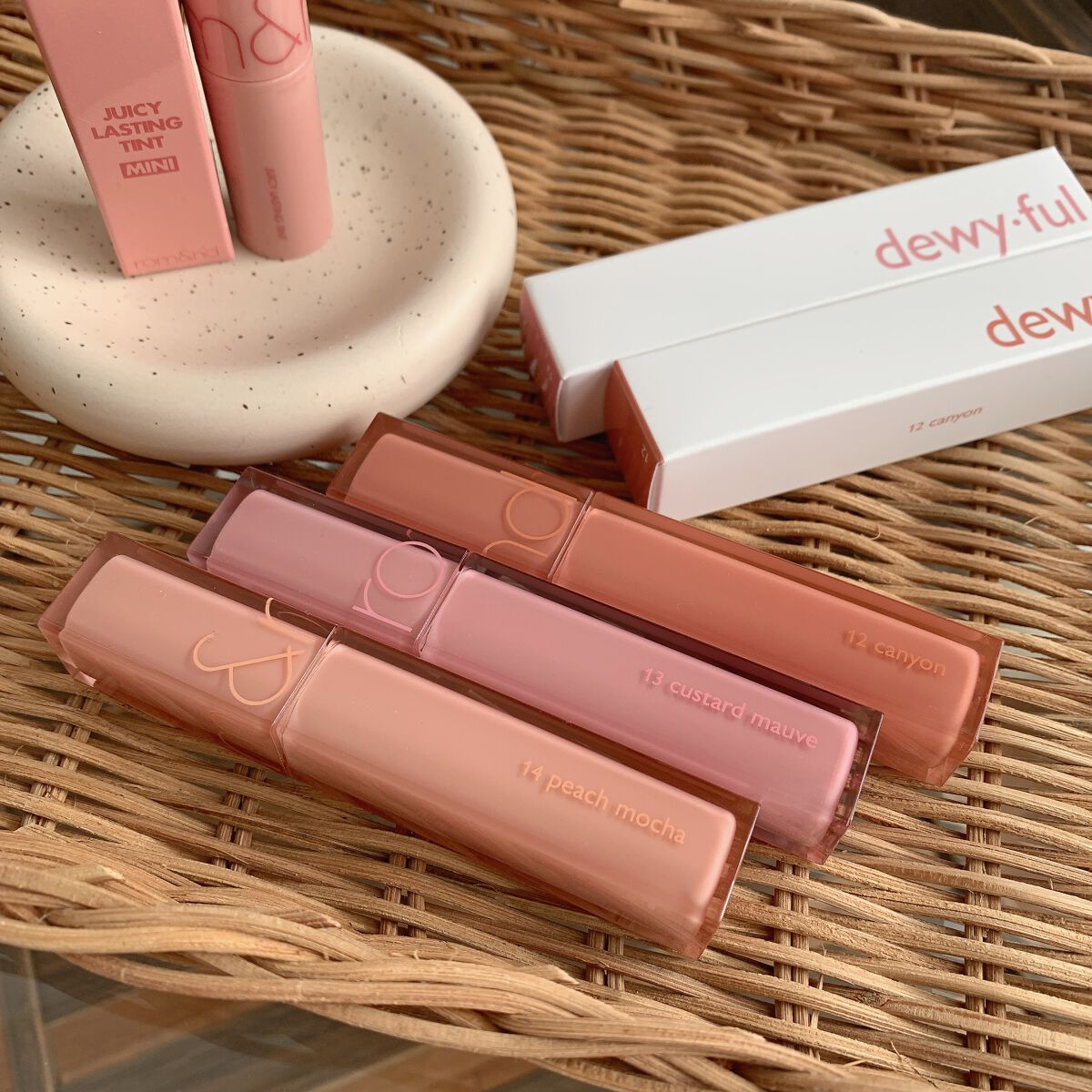 デュイフルウォーターティント/rom&nd/リップティントを使ったクチコミ(1枚目)