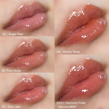 トーン ペタル ブルーミング グロス/to/one/リップグロスを使ったクチコミ(5枚目)