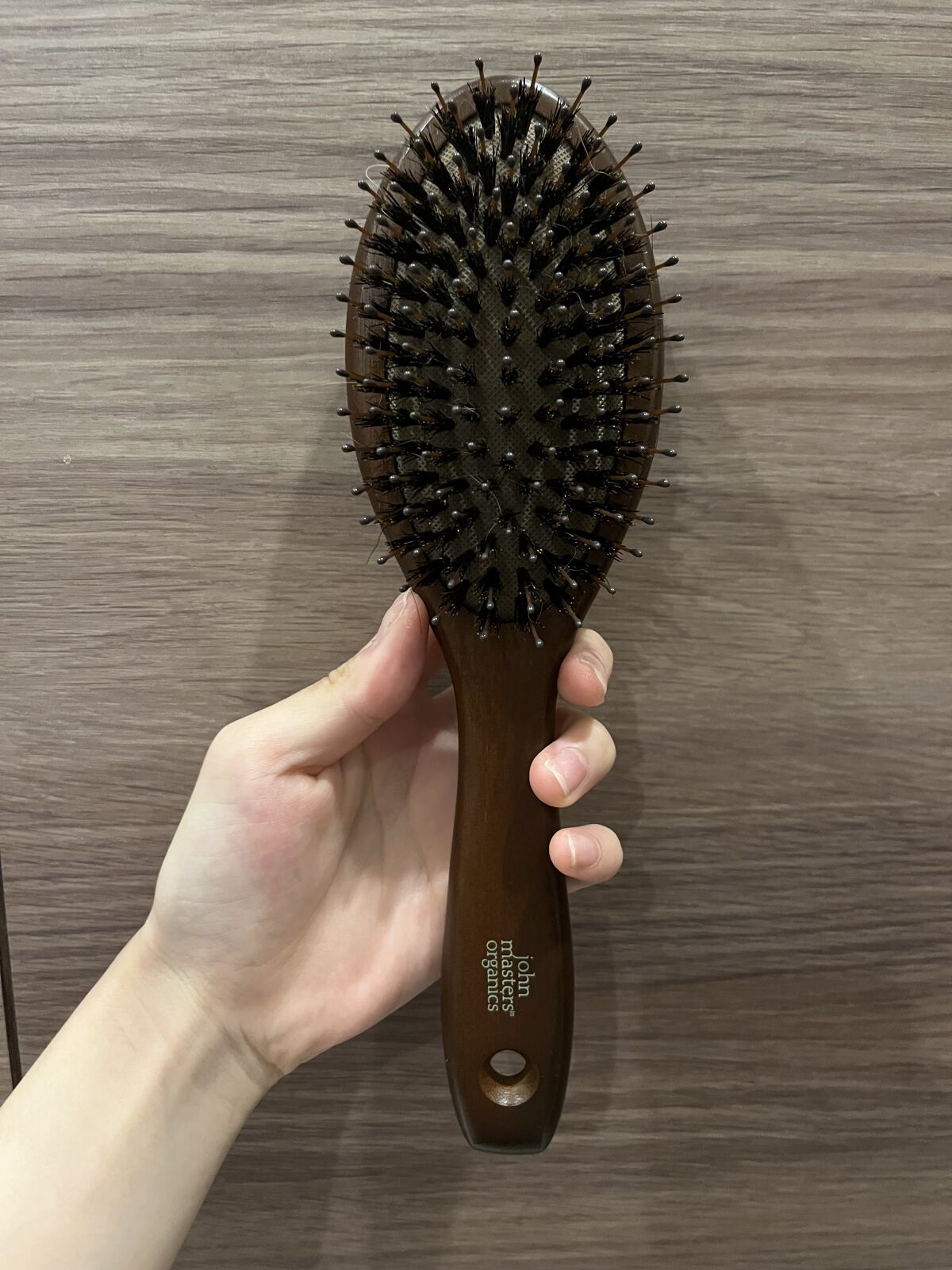 コンボパドルブラシ コンボパドルブラシ/john masters organics/ヘアブラシを使ったクチコミ（1枚目）