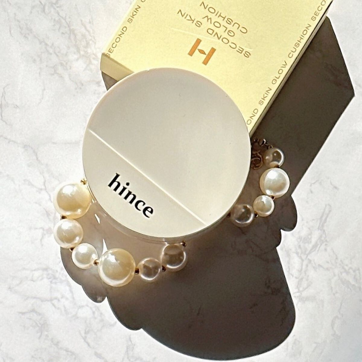 セカンドスキングロウクッション/hince/クッションファンデーションを使ったクチコミ（1枚目）