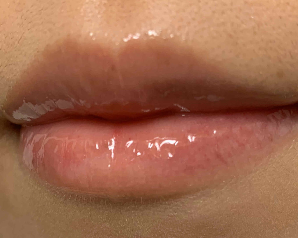 ボリュームアップレディグロス 01 パールピンク/キャンメイク/リップグロスを使ったクチコミ（3枚目）