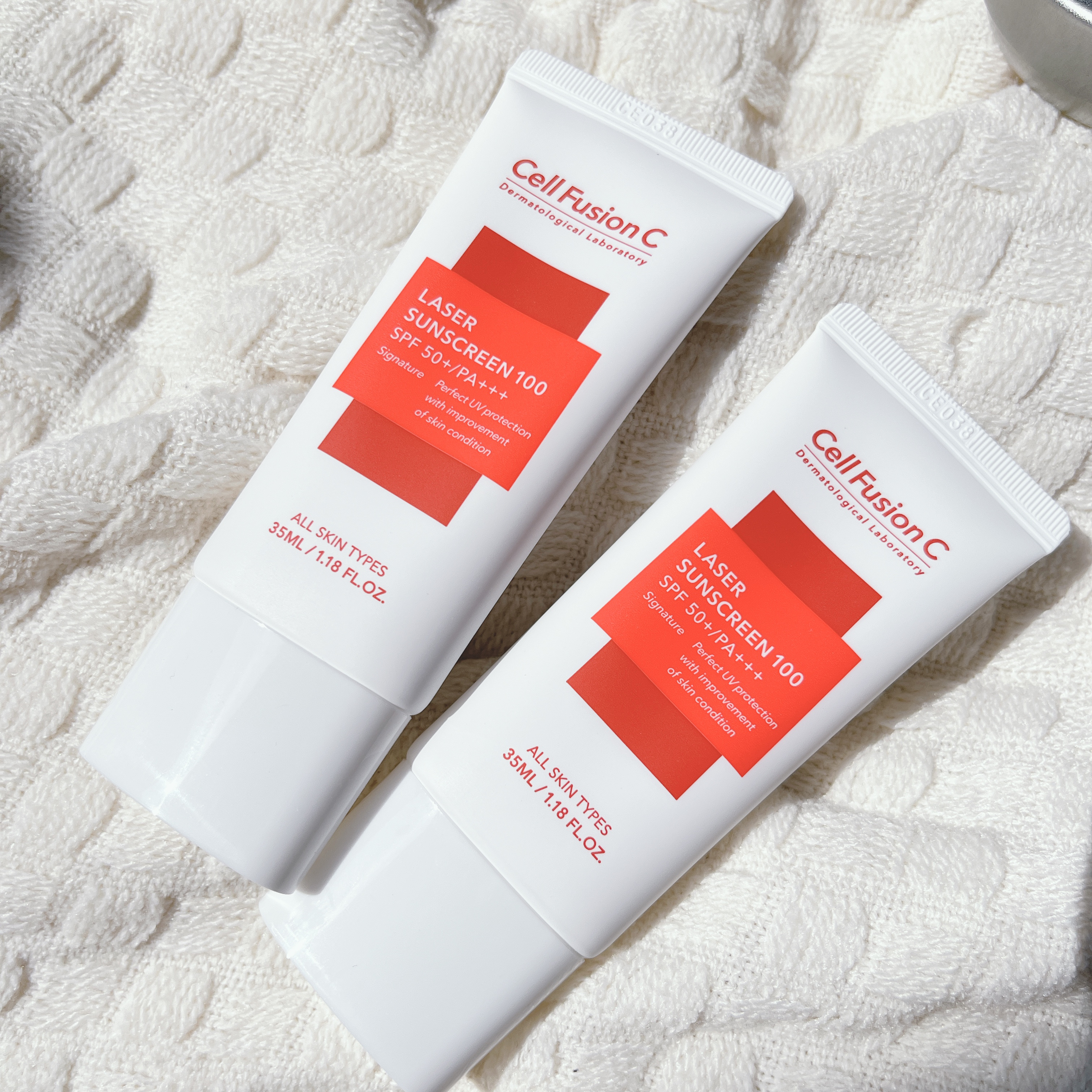 レーザーサンスクリーン 100/Cell Fusion C(セルフュージョンシー)/日焼け止めクリームを使ったクチコミ（2枚目）