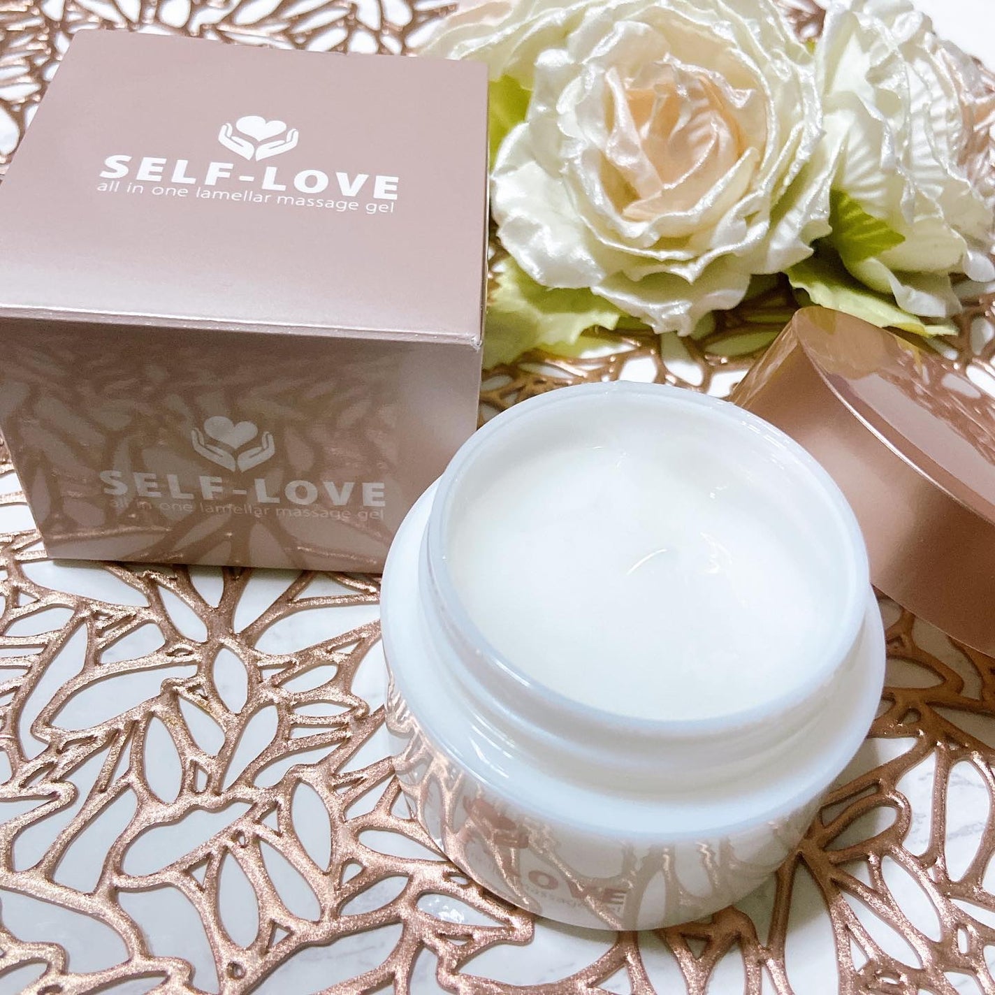 オールインワンラメラマッサージジェル/セルフラブ/オールインワン化粧品を使ったクチコミ(4枚目)